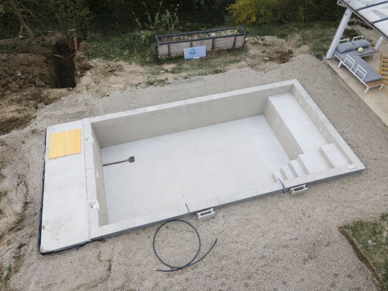 Gunite Application in Fall